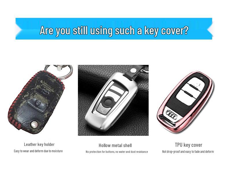 Lynk&Co 01/02/03 Key Fob Cover with Buckle - 01 PHEV Remote Protection.
