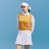 Challenger Women'S Open Collar Summer Knit Vest Orange