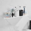 Flydende Væghylde Badeværelse Opbevaringsstativ 30-60cm Moderne Badeværelseshylder Køkken Væghylde Organizer Skab Boligtilbehør