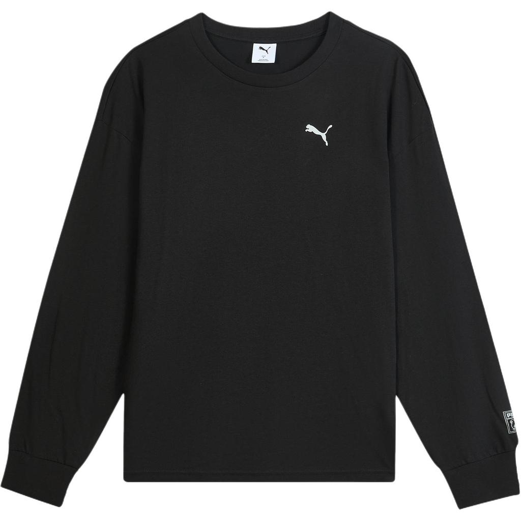 Puma Neko-San Loose Fit Crew Neck Pullover Versatile Long Sleeve T-Shirt Unisex Tops 635050-01