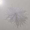 Fluffy Ostrich Feather Applique Handmade Feather Pin Feather Patch  DIY Handmade Accessory