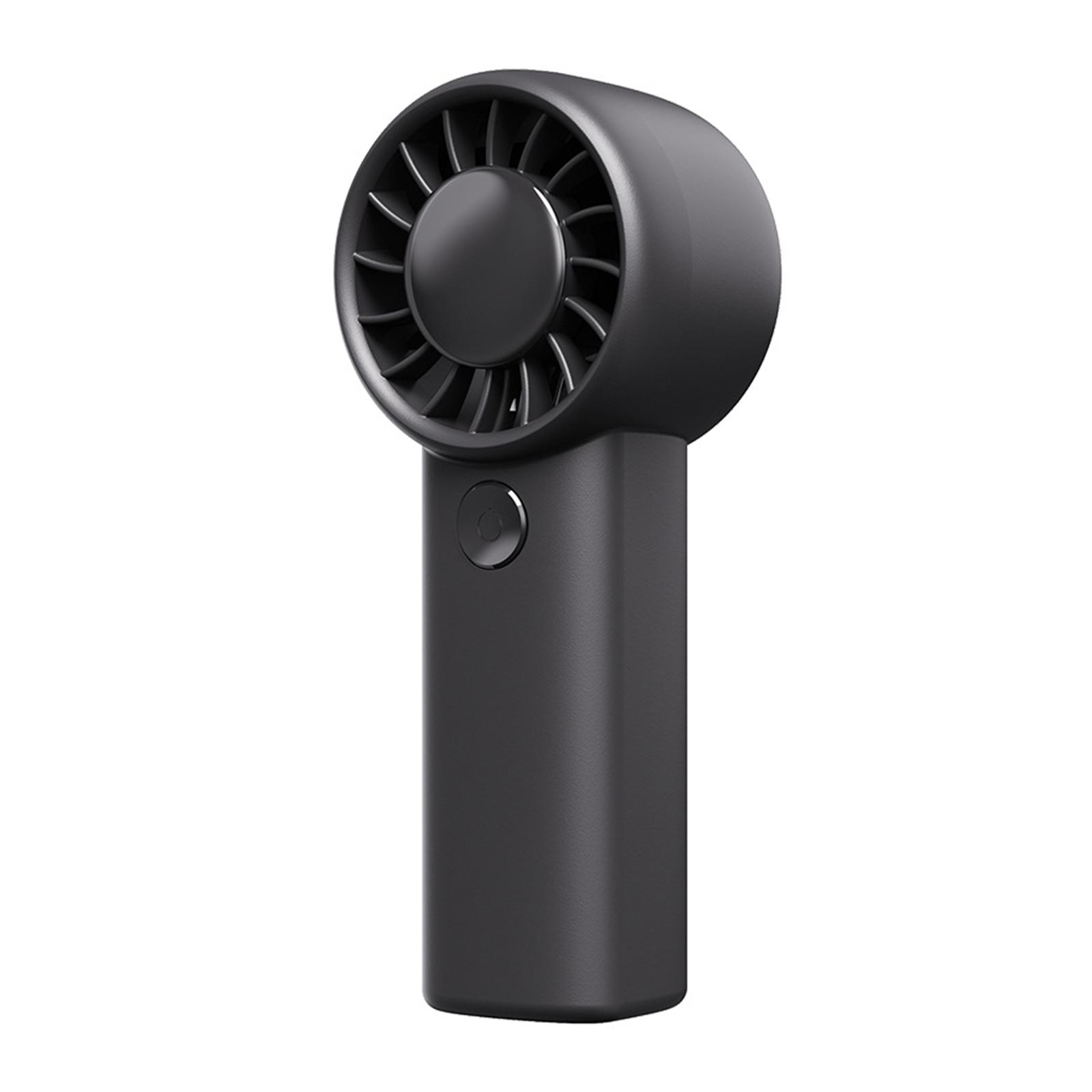 

Mini Fans 3 Speed Adjustable Cooling Fan Type-C Rechargeable Build in 500mAh Battery for Office Camping Travel Outdoor чёрный