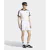 adidas Camiseta Polo de Manga Corta con Cuello en V de Color Sólido para Unisex KW7399
