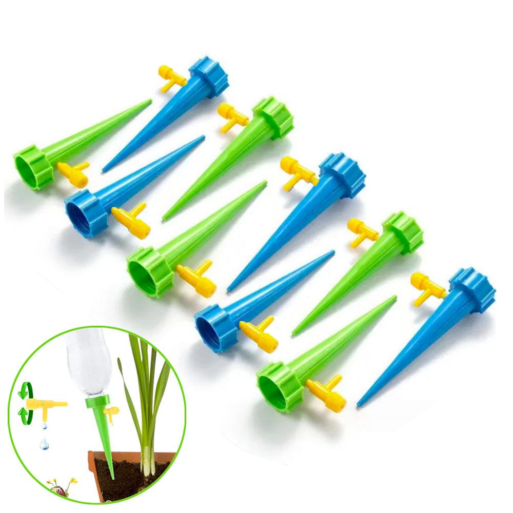 Set Of Plant Waterers For Pet Bottles - 10 Pcs - Drip System, Irrigation For Houseplants And Greenhouses