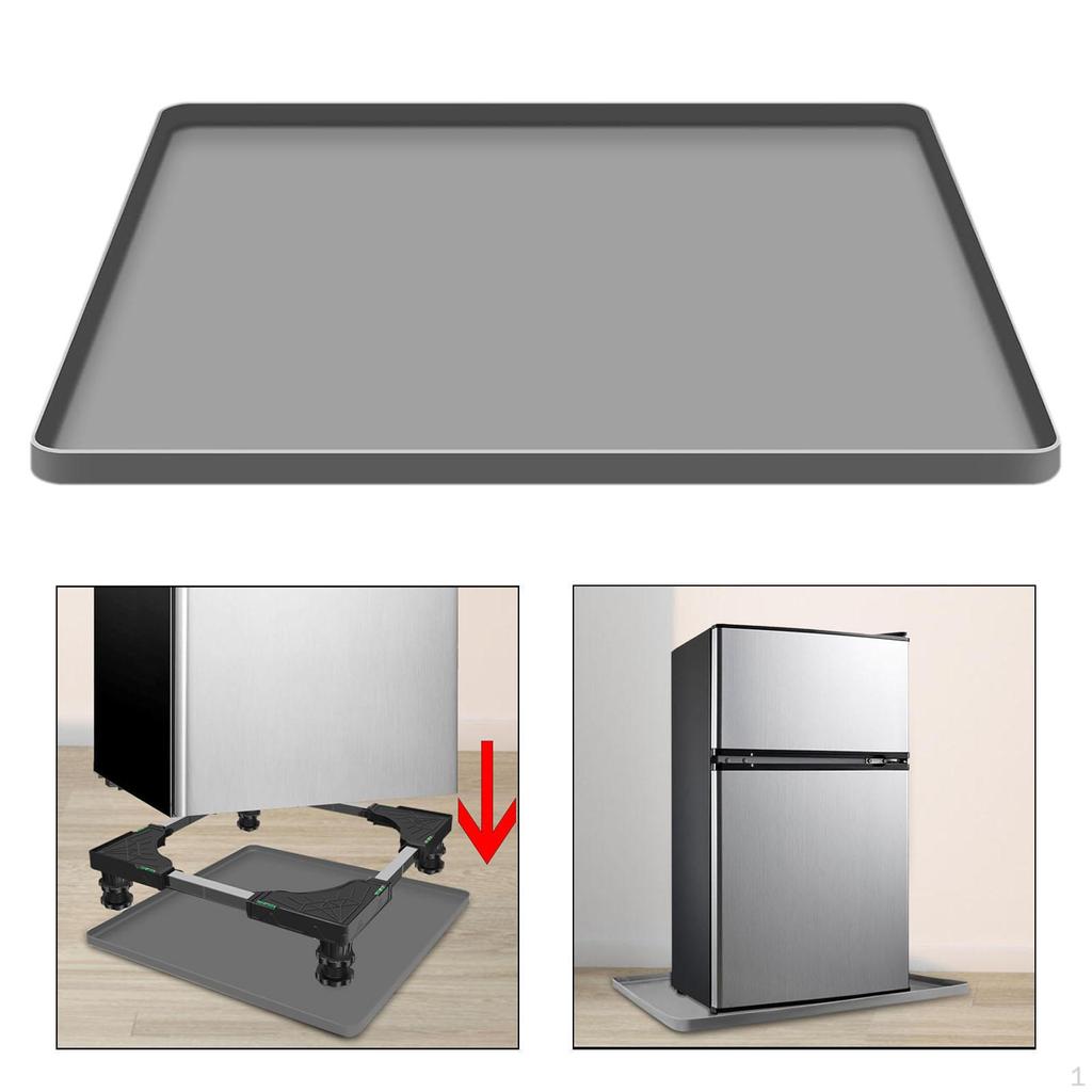 Drip Tray Made of , Floor Mat for Mini Fridge, High Raised Edge, Leak Freezer Mat, Laundry