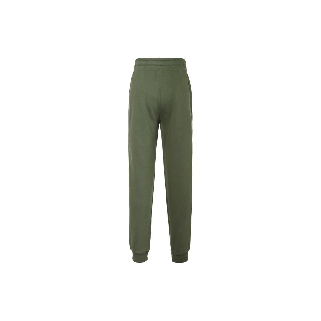Puma Metallic Nights Drawstring Fleece-Lined Warm Casual Pants Men Bottoms Dark-Green 587142-64