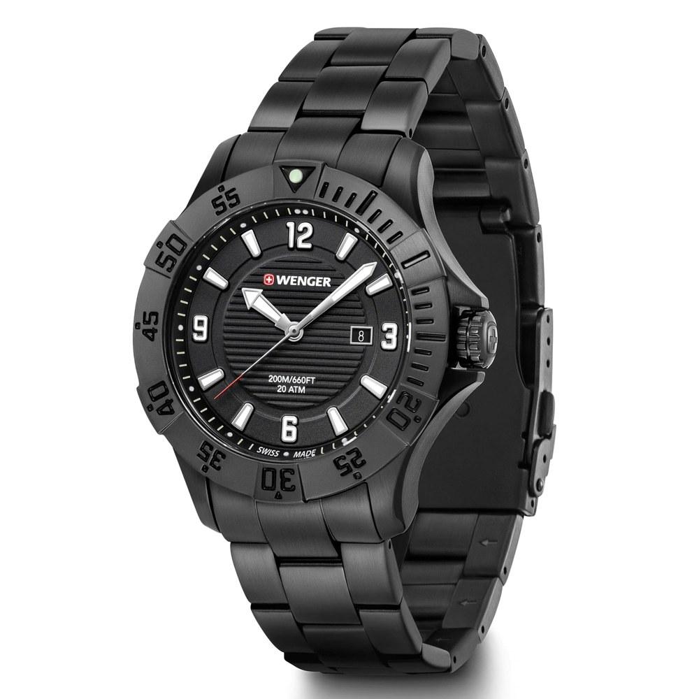 WENGER Seaforce Watch 01.0641.135 Black 3-Year Warranty