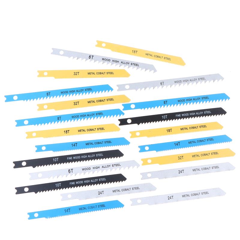 7/14Pcs Jig Saw Blade Set Hcs Assorted Saw Blades Fast Cut Down Professional Sharp Jigsaw Blade Woodworking Tool