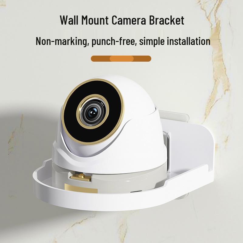 Punch-Free Wall-Mounted Camera Shelf & Decorative Router/Set-Top Box Holder