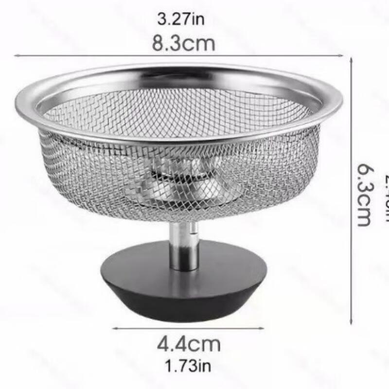 ZISIZ Stal Nierdzewna Sitko do Zlewu Kuchennego