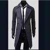 Men's Slim Fit Wool Trench Coat [M-5XL], Double-Breasted, Autumn/Winter 2026