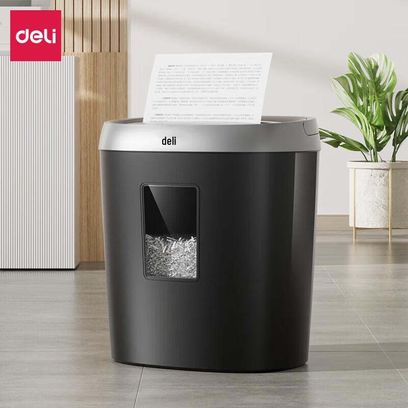 Deli High-Security Commercial Paper Shredder CN plug (adapter included)