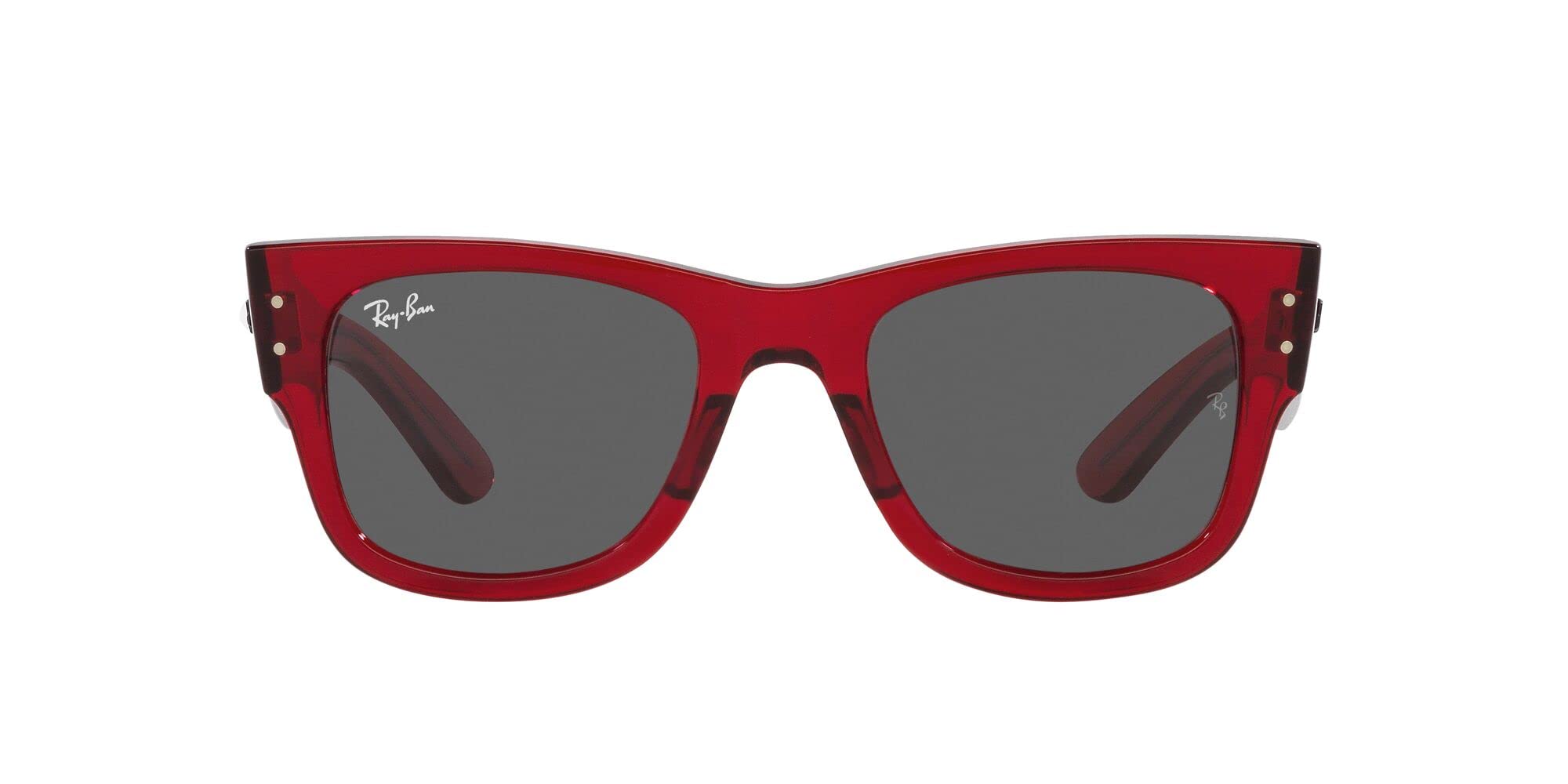 

RB0840SF Mega Wayfarer Прозрачный Красно-Серый Размер 52 Солнцезащитные очки Ray-Ban, Оправа/Темная линза,