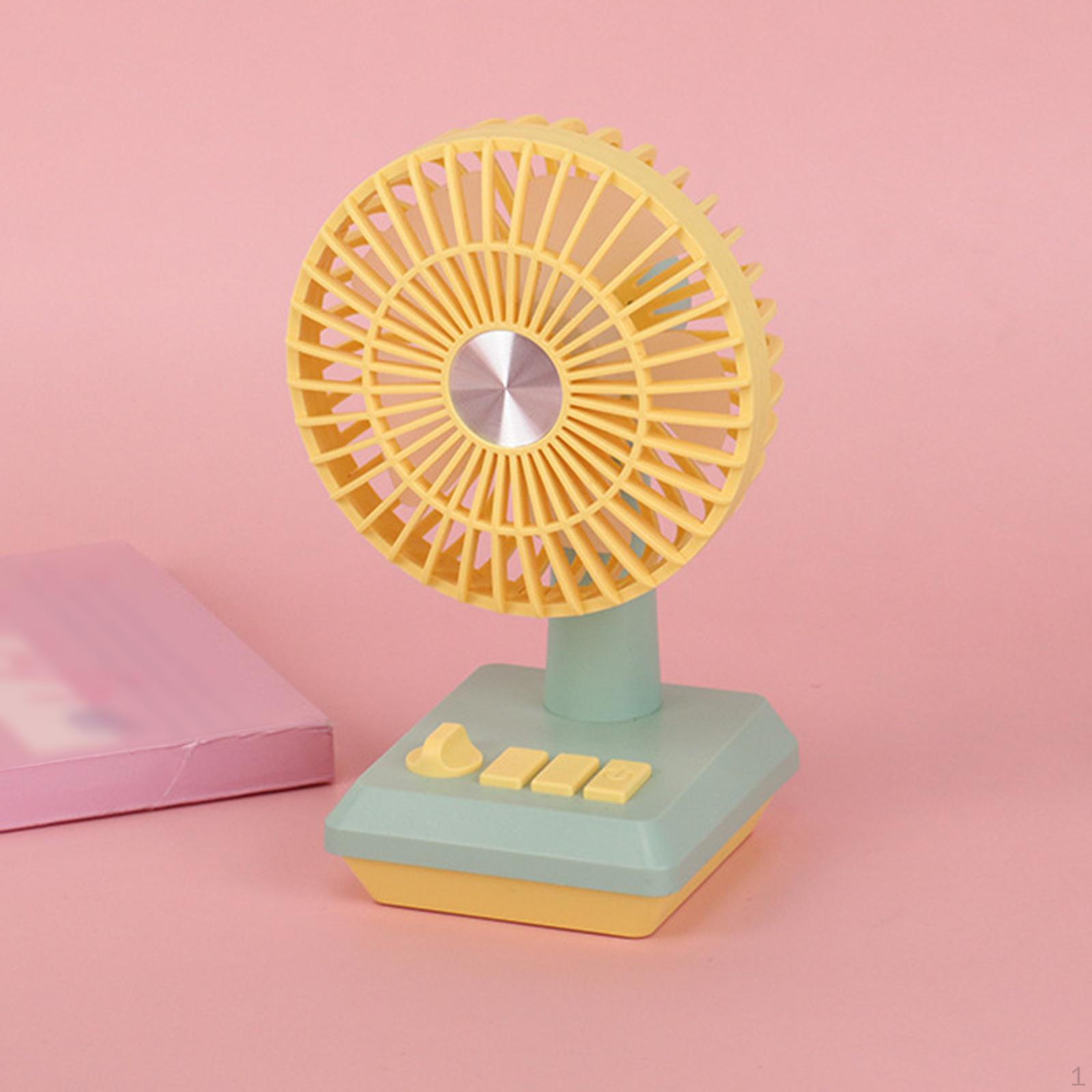 

Компактний портативний вентилятор для подорожей і активного відпочинку Green Yellow