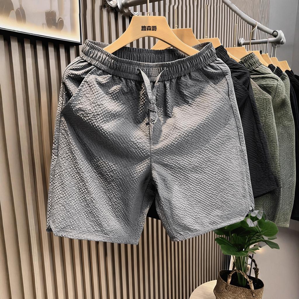 Men's Summer Casual Running Sport Jogging Shorts Breathable Quick-dry Cool Loose Straight Beach Shorts