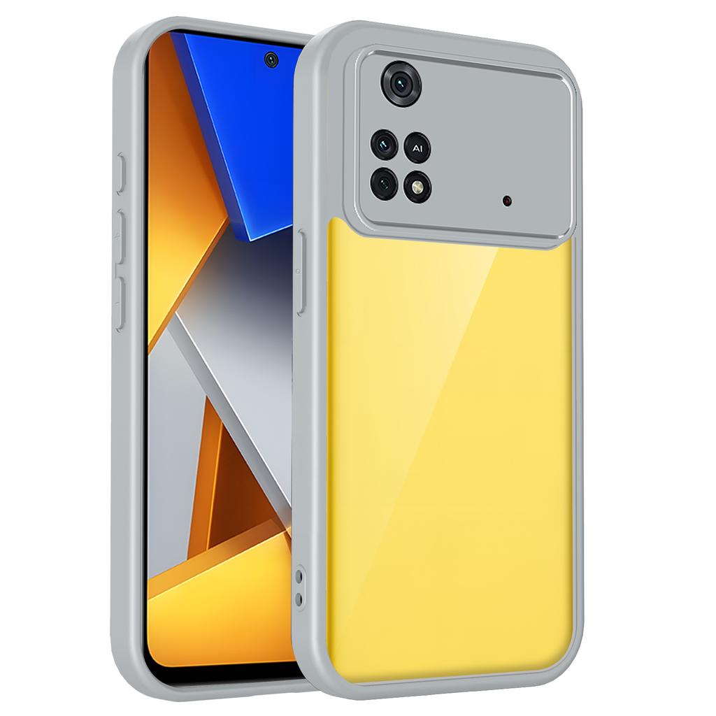 For Xiaomi Poco M4 Pro 4G Case Air Cushion Silicone TPU Bumper Clear Matte Back Cover Hard Phone Case for Xiaomi Poco M4 Pro 4G