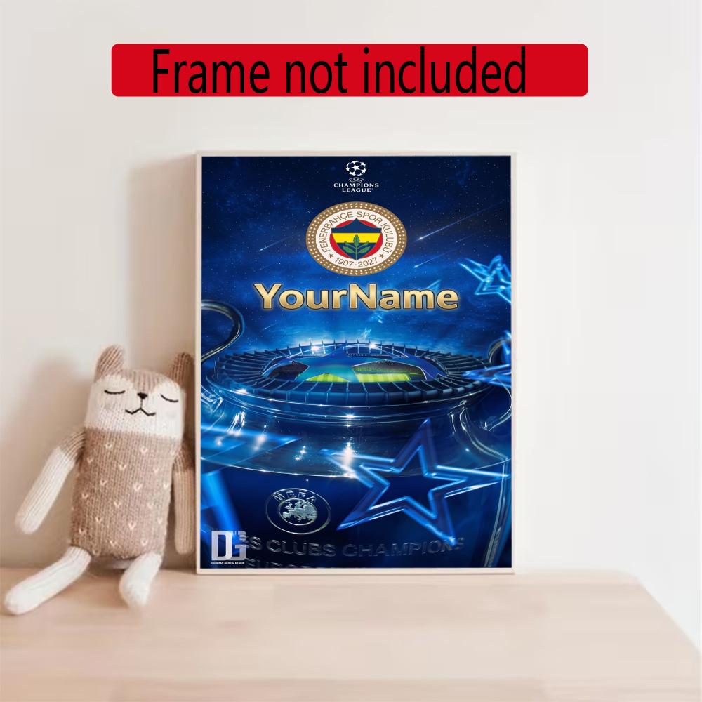 Galatasaray Personalized Name Diamond Paintings Mosaic Wall Round Diamond Art Painting Kits Embroidery Crystal Accessories Frameless