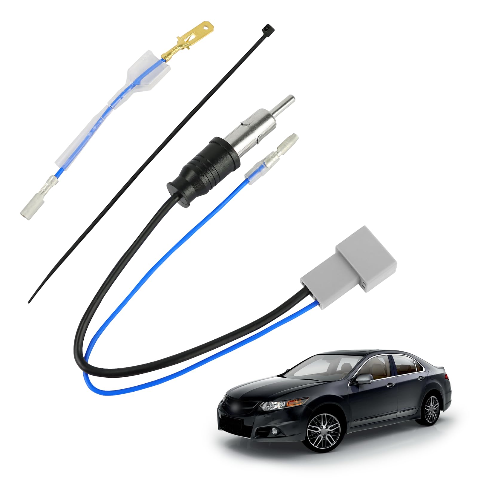 Radio Antenna Conversion Cord for Honda/Mazda/Suzuki Vehicles Radio Conversion Wiring