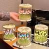 Tulip Flower Cake Box Night Light - DIY Handmade Birthday Gift for Girls & Friends