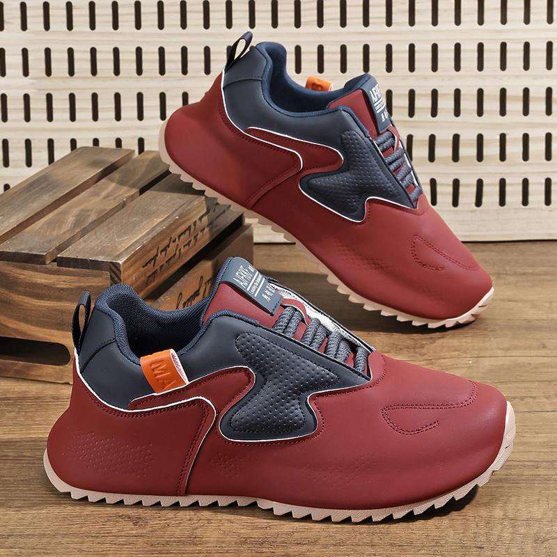 Autumn Trendy Men's Casual Sneakers Lace-up Platform Shoes Men Plus Size 48 Designer Chunky Sneakers Men Zapatillas Informales