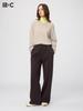 Uniqlo Pantaloni dritti in felpa giapponesi a lunghezza lunga