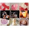 Rose Heart Diamond Ice Cube Mold Food Grade Silicone Ice Maker for Whisky Cocktail Ice Cube Tray Dessert Mold