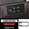Mazda CX-9 Carbon Fiber Interior Gear Door Console Panel Stickers