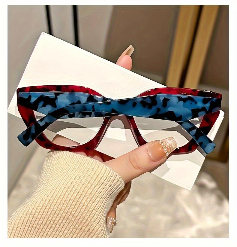 Vintage Cat Eye Reading Glasses For Women - Oversized Thickened Frame, Trendy Style, Clear Vision for Daily Use