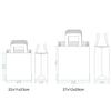 12/30pcs Merry Christmas Non Woven Gift Bags, Snowman, Reindeer, Party Supplies, Packing candy present, Reusable