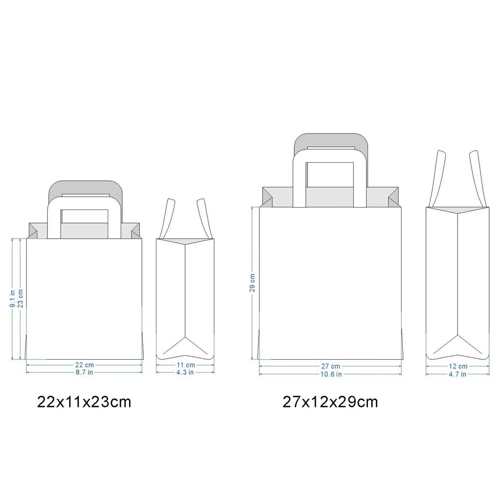 12/30pcs Merry Christmas Non Woven Gift Bags, Snowman, Reindeer, Party Supplies, Packing candy present, Reusable