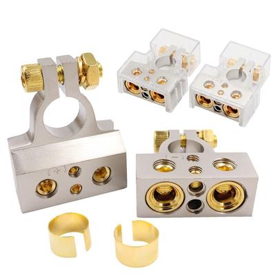 Heavy Duty Car Battery Connectors, 0/2/4/6/8/10 AWG, Top Post Multiple Battery