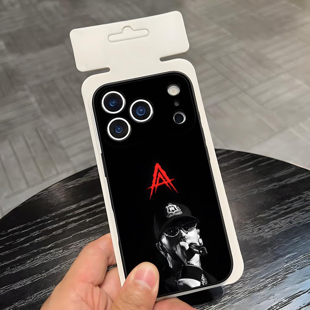 

Rapper A- Anuel AA Real Phone Case For IPhone 17 Air 16 E Pro Max 15 14 13 Mini 12 Pro 11 Max Plus Black Soft Shell iPhone 16