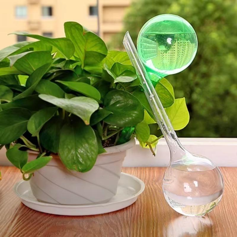 Watering Flower Imitation Glass Lazy Round Plant Flower Control Drip Ball Drip Irrigation Outdoor Garden Waterings Accessories