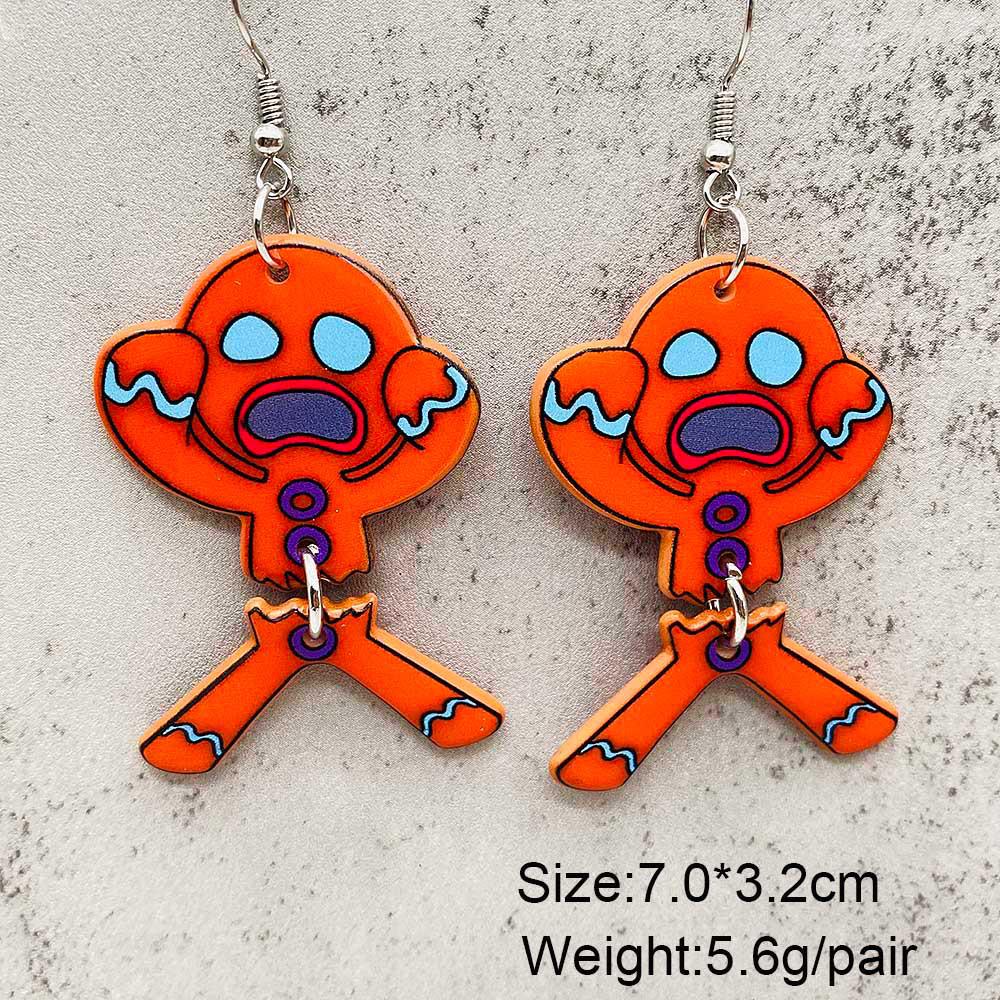 

Christmas Bell & Gingerbread Man Acrylic Earrings