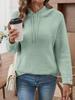 2025 Autumn/Winter Loose Faux Mink Velvet Hooded Sweater for Women - Versatile Lazy Style
