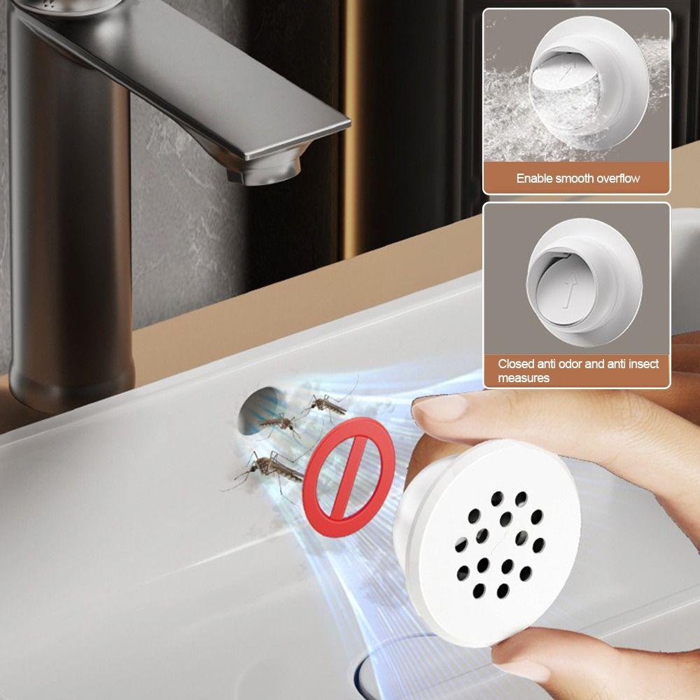 Replacement Wash Basin Overflow Ring Plug Round Sink Hole Cover  Kitchen Bathroom Supplies