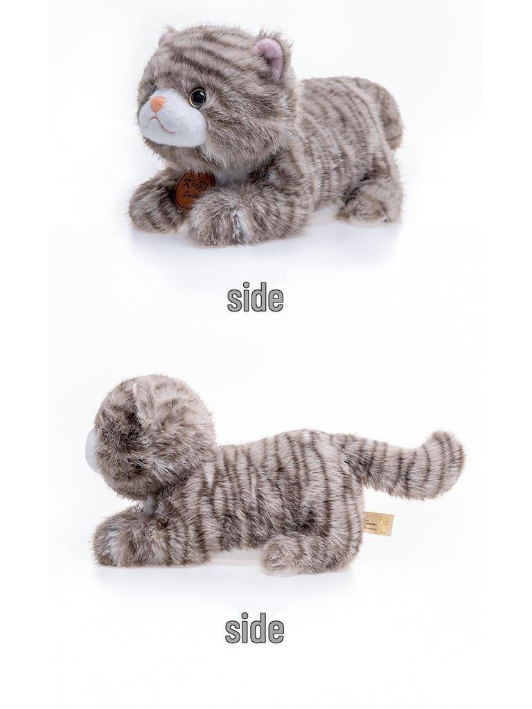 Adorable Fox Kitten Plush Toy Desk Ornament – Cute Pet Companion Gift
