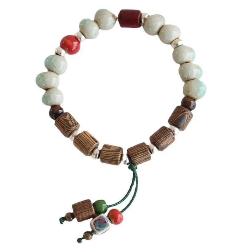 2023 New Retro Beaded Bracelet - Women's High-End Niche Design