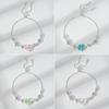 1Pcs Adjustable Chain Four Leaf Clover Bracelet Women Lucky Zircon Opal Jewelry Everyday Gift for Sister