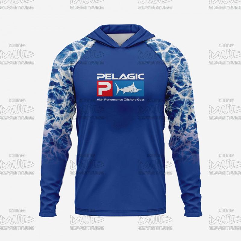 Pelagic Unisex Outdoor Sea Fishing Hooded Sun Protection Jacket Quintuple Extra Large 2990₽