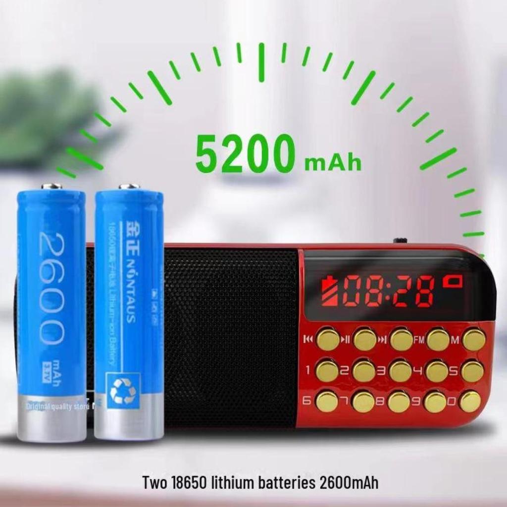 KK69BT Portable Bluetooth Card Speaker: Ideal for Outdoor Use, Seniors, and Radio Enthusiasts.