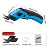 New Cordless Electric Tailoring Scissors USB Charging Suitable For Cutting Cotton Fabric/leather/cloth And Other Materials