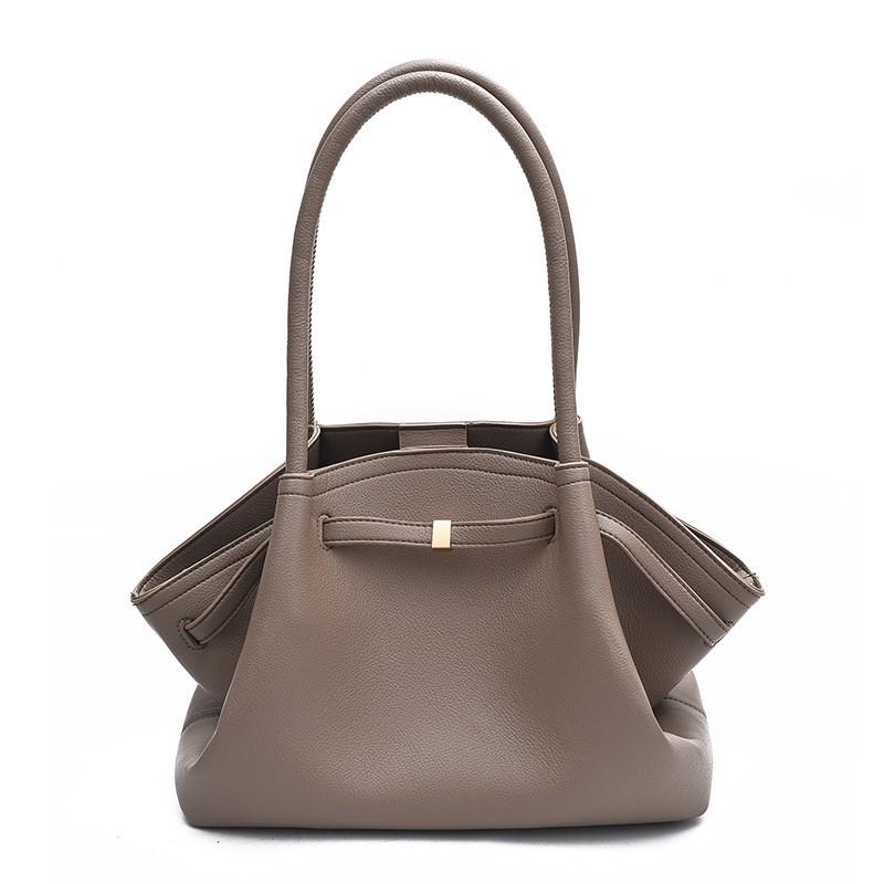 Large Capacity Women Bag With Cotton Polyester Lining And Slip Pockets For Work And Casual
