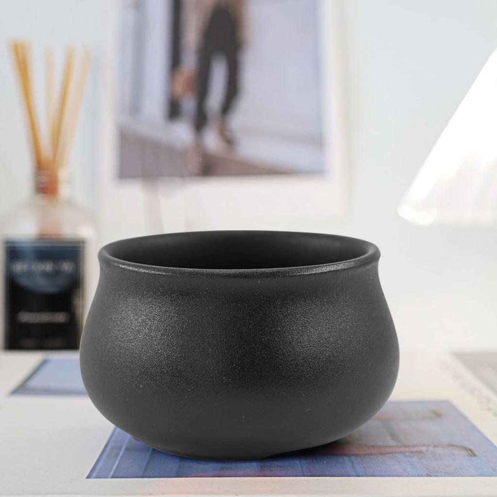 MrMrKura Ceramic Incense Burner, Teardrop-Shaped, Mini Buddhist Altar Incense Holder, Ceramic Incense Holder, Incense Plate, Stylish and Simple,