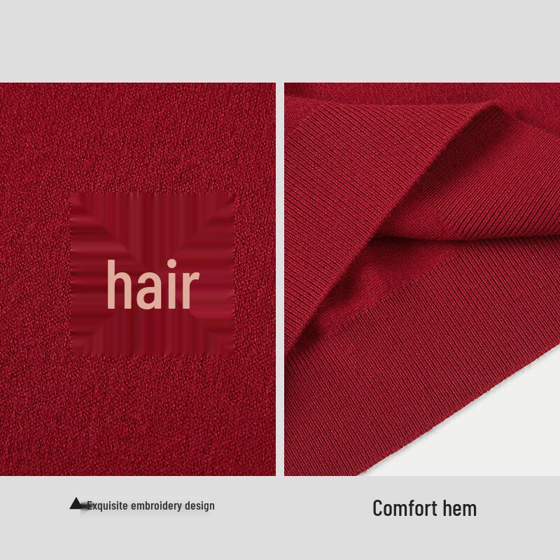 HLA Herren Slim Fit Langarm Rundhals Pullover - Ausgabe Jahr der Schlange