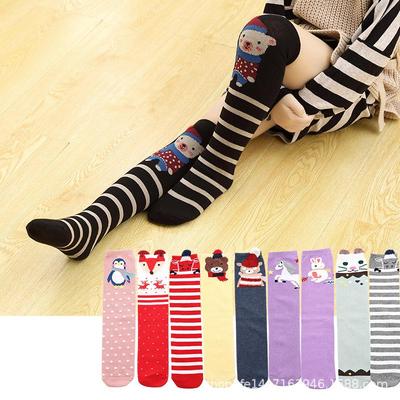 3D Καρτούν Μέχρι τη Μέση της Κνήμης Κάλτσες Βαμβακερές για Παιδιά – Άνοιξη & Φθινόπωρο, Κάλτσες Πάνω από το Γόνατο για Αγόρια & Κορίτσια