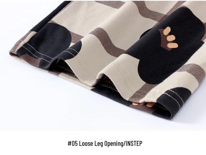 Women's Summer Plaid Capri Pants and Short-Sleeve Top Set - Plus Size Literary Style Homewear