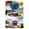 Fruit Vegetable Washing Machine Large Capacity Fruit Washer with Smart Sensor Rotatable Fruit And Vegetable Purifier One-Touch Operation Fresh Produce