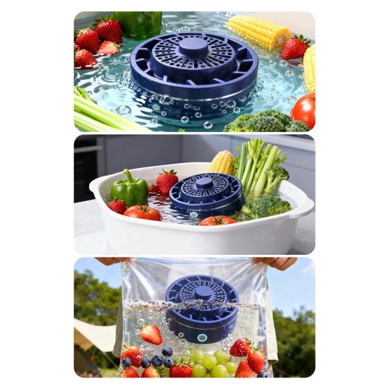 Fruit Vegetable Washing Machine Large Capacity Fruit Washer with Smart Sensor Rotatable Fruit And Vegetable Purifier One-Touch Operation Fresh Produce