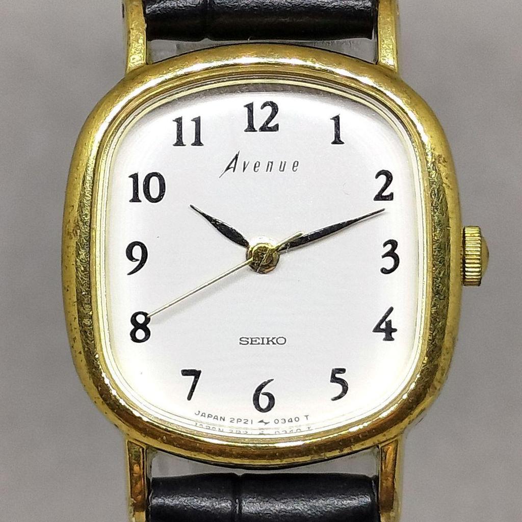 Used Battery replaced / 1986 SEIKO Avenue Ladies Vintage